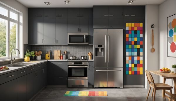 Adoptez l'ardoise magnétique pour organiser votre cuisine