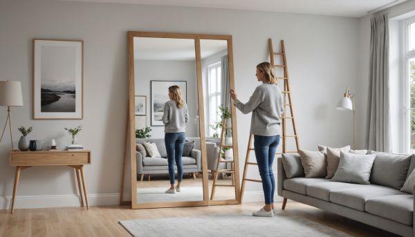 Comment poser un miroir grand format ?