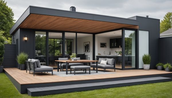 Creation terrasse bois composite exterieure