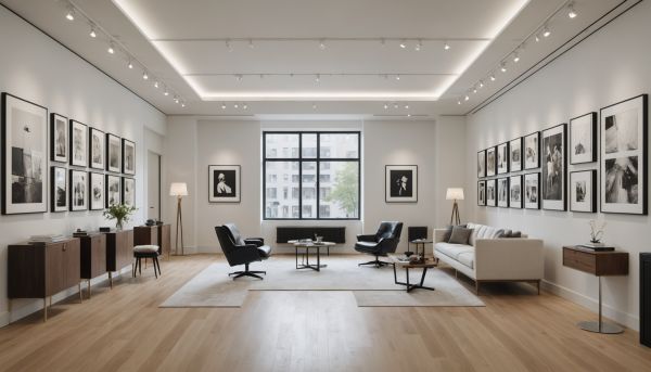 Galerie murale art design salon